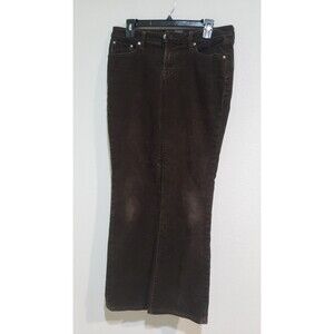 Jag Low Rise Boot Cut Black Corduroy Jeans Womens 4